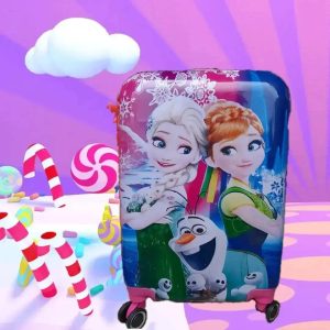 چمدان کودک خارجی مدل فروزن ۴چرخ دوبل ۳۶۰درجه